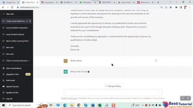 Let OpenAI ChatGPT Work for You #chatgpt #openai