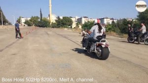 Boss Hoss 502, V8, 8200cc engine sound