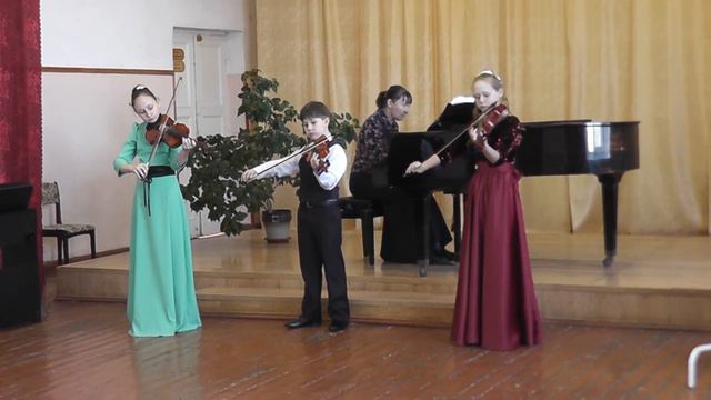 Дж.Тартини. Сарабанда. Трио скрипачей: Яськов Роман Трофимович Алина Жарикова Елизавета