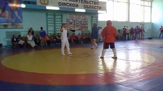 Аслан Алимжанов Чемпионат Омской области по боевому самбо 2011 г.