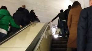 метро эскалатор Москва metro escalator Moscow