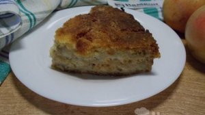 Насыпной пирог с грушами на скорую руку