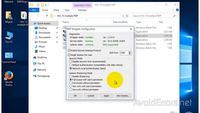 Allow Multiple Remote Desktop Sessions - Windows 10 смотреть онлайн