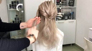 Быстрая прическа Ракушка | French Twist Hairstyle Tutorial