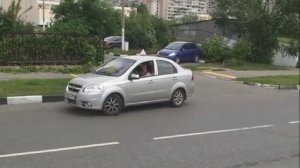 Разворот с прилегающей территории