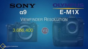 Sony a9 vs Olympus OM-D E-M1X | Camera Specs Comparison