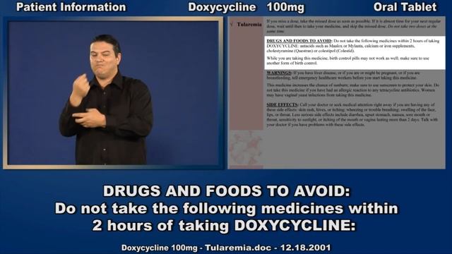 6 ENG Doxycycline 100 mg Tularemia смотреть онлайн