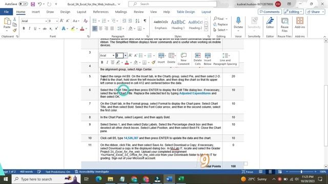 Excel_3A_Excel_for_the_Web | Excel 3A Excel for the Web | Complete Solution 100%