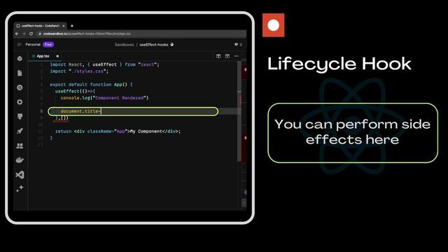 Learn React Lifecycle Hook With useEffect() смотреть онлайн
