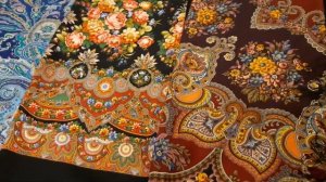 Павловопосадские шали Глубина цвета и разнообразие узора часть 3???