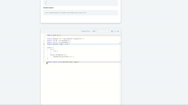HackerRank: Java Static Initializer Block смотреть онлайн