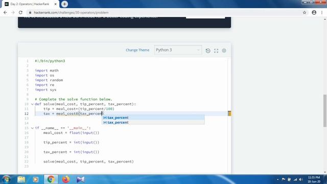 Operators hackerrank | 30 days of code | day 2 | python смотреть онлайн