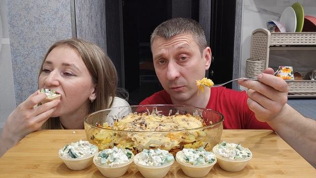 МУКБАНГ НОВАЯ НАСТЯ ? / КАРТОФЕЛЬ ПО-ФРАНЦУЗСКИ / MUKBANG POTATOES IN FRENCH смотреть онлайн