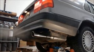 Volvo 940 Turbo 3 inch Mandrel Bent Exhaust with Thrush Muffler