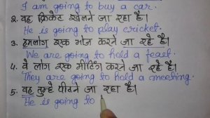 Lesson-67/Present Continuous Tense/Hindi to English Translation/English Speaking Practice