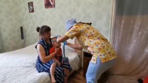Измерение окружности головы и грудной клетки