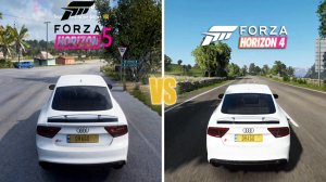 Forza Horizon 5 vs Forza Horizon 4 Audi RS 7
