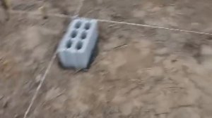 Столбчатый фундамент под сарай