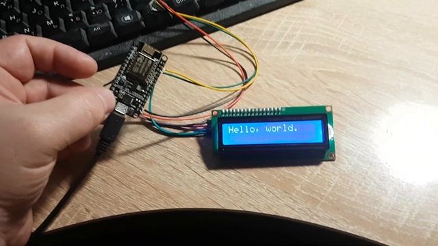 esp8266 + BMP280 BME280 + 1602 простой пример для народного мониторинга смотреть онлайн