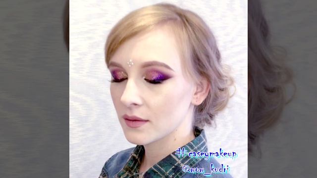 Ксения Саватеева. Индийский макияж на блондинке г. Тюмень смотреть онлайн