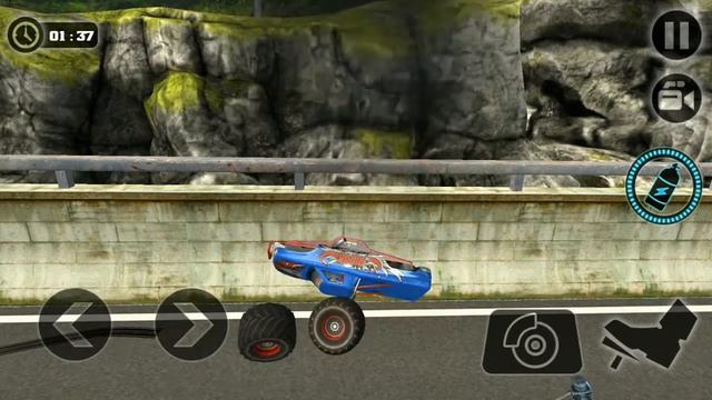 Chained Monster Truck Rivals Ramp Racing Stunts - 4x4 Giant Vehicle - Android Gameplay смотреть онлайн