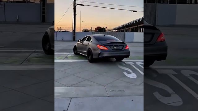 Mercedes benz CLS exhaust 6.3 смотреть онлайн