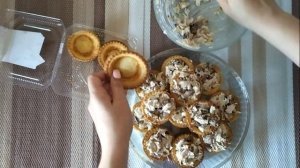 Жульен с Курицей и Грибами в ТАРТАЛЕТКАХ /Julienne with Chicken and Mushrooms in TARTLETS