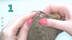 Шапка спицами. Зимняя/осенняя шапка спицами. Подробный МК