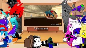 Gacha life Roxy and friends Reacts BF reacting Discord memes