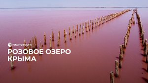 Розовое озеро Крыма