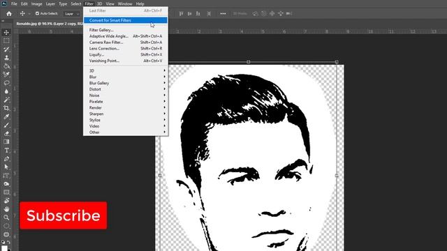 How to Make Black and White Face Logo in Photoshop CC 2020 смотреть онлайн