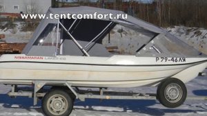 Ходовой тент "Рубка" для лодки Nissamaran Laker 410