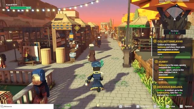 The Sandbox Iftar Dinner. Прохождение с озвучкой. All Quest 100%, 25/25