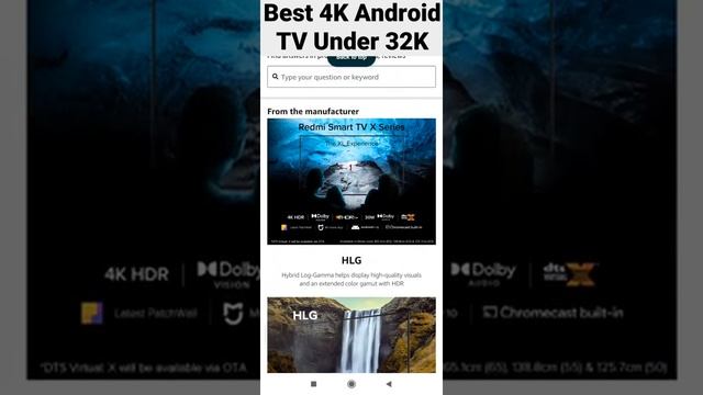Redmi TV 50 Inch 4K TV |Best Deal on Amazon Great Indian Festival |Best 4K Android Under 32K #short смотреть онлайн