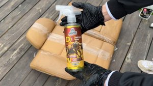 Химчистка кожаного салона, КОТОРОМУ 20 ЛЕТ! Очистила прокуренную кожу своими руками