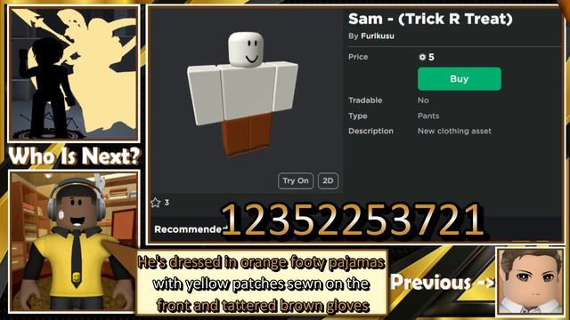 Trick 'r Treat - Sam Roblox Cosplay Showcase смотреть онлайн