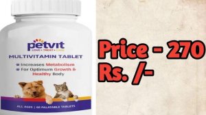 5 Best Cheapest & Quality Multivitamin For Dogs || Multivitamins For Dogs || Top 5 Multivitamin dog