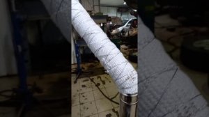 Печка в палатку из фреонового баллона