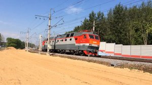 Электровоз ЧС7-227 Москва Курская следует резервом!