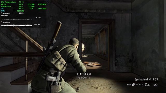 NVIDIA GeForce MX150 In 2019 Games - Sniper Elite V2 Remastered || Xiaomi Notebook Air 13 смотреть онлайн