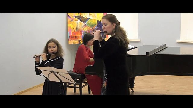 Ги Клод Льюпертс "Сарба"-исп. София Чечик (флейта-пикколо), Елена Исаева (флейта). Ольга Бер (ф-но) смотреть онлайн