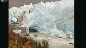 Обрушение ледника в Аргентине 