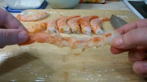 Креветки в темпура. Японская кухня. Эби.