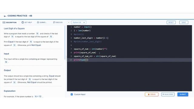 Last Digit of a Square | Coding Practice 4B || Python coding tips tricks | Nxtwave ccbp 4.0 telugu