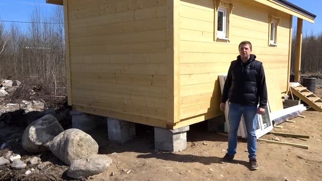 Дом по финской технологии. Ленинградская область, поселок Рахья. Часть 1 смотреть онлайн