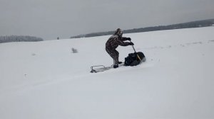 Воскресный выезд, проба вариатора TAV 2-40 с облегченными грузиками .