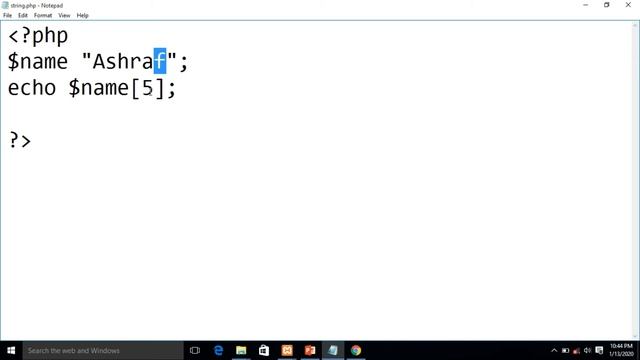 PHP Lecture 9 String And Printf смотреть онлайн