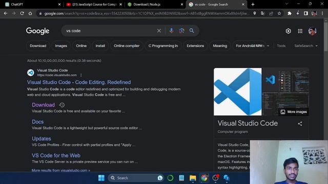 Environment Setup for javascript ✅ || Vs Code installation? || JS COURSE || JS-002 - Roshan Rajurka
