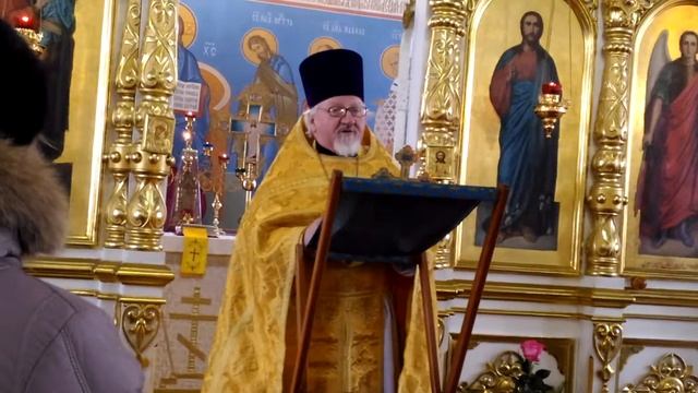 Наша молитва - для нашего спасения. | Воскресная проповедь отца Владимира. смотреть онлайн