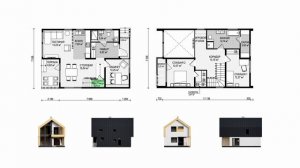 Дома «БАРНХАУС» архитектурные решения АО «ТАМАК»